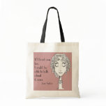 Jane quote tote bags