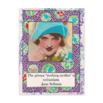 Jane Sellman Motherhood Quote Postcard