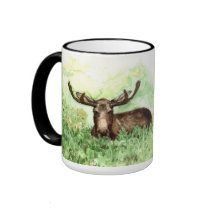 Jane's Moose mugs