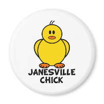 Janesville Wisconsin Chick magnets