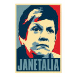 Janet Napolitano  "Janetalia" Obama Parody Poster
