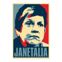Janet Napolitano  "Janetalia" Obama Parody Poster