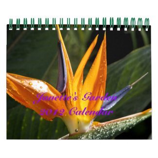 Janette's Garden 2012 Calendar calendar