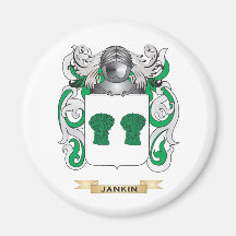 Jankin Coat of Arms (Family Crest) Magnet