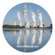 Jänschwalde Round Sticker