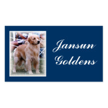 Jansun Goldens Business Card