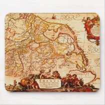 JANSZ Old World Map mousepads