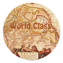 Jansz Old World Map stickers
