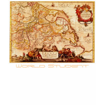 JANSZ Old World Map t-shirts
