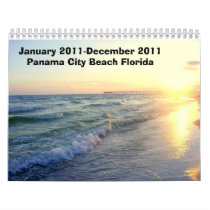January 2011-December 2011 Panama City Beach Pics Wall Calendars