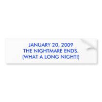 JANUARY 20, 2009 bumper stickers by ohs_5255 JANUARY 20, 2009 bumper stickers