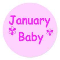 January Baby 8 stickers by DonnaGrayson January Baby 8 stickers