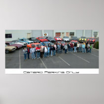January Bakersfield Camaro Club Meeting Poster