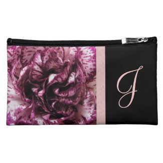 January Birth Flower Bag - Carnation Cosmetic Bag