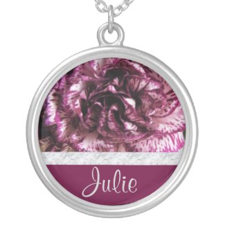 JANUARY Birth Flower - Carnation Necklace
