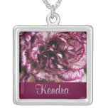 JANUARY Birth Flower - Carnation Necklace