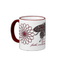 January Birthstone Butterfly Mug