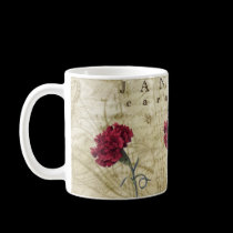 January Carnation mugs