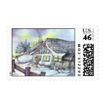 January in the Garden Stamp