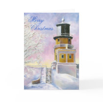 January Light Christmas Blank Card