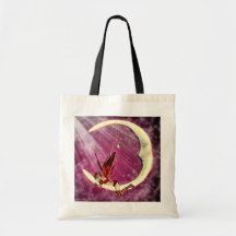 January Moon Fairy Tote Bag
