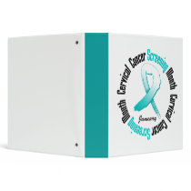 January Screening Month Cervical Cancer Vinyl Binders
