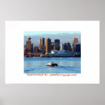 January Sunrise over Vancouver Poster