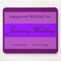"January Wedding" Mousepad - Customizable