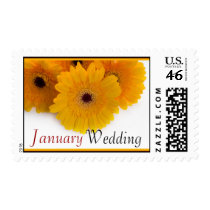 January Wedding Postage postage