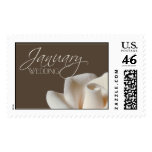 January Wedding Rose Postage