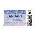 January Wedding stamps stamp