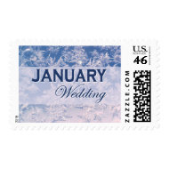 January Wedding stamps stamp
