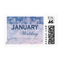 January Wedding stamps