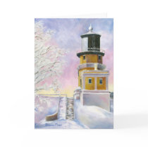 Januarys Light Blank Card