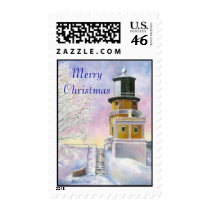 Januarys Light Christmas Postage Stamps