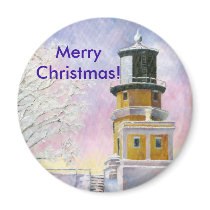 Januarys Light, Merry Christmas! magnets