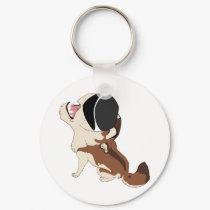 Janus keychains by dreamerwolf Janus keychains