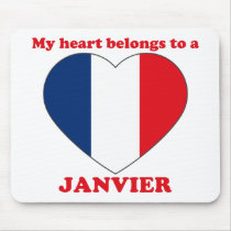 Janvier mousepads by ValentinesDayTshirts Janvier mousepads