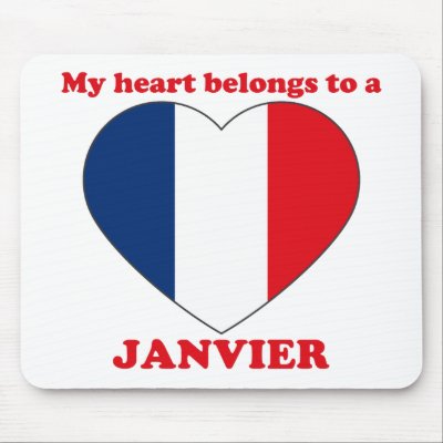 Janvier Mouse Mats by ValentinesDayTshirts