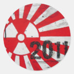 Japan2011… in MEMORY Round Sticker