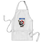 This cute little panda is ready to play for the Japanese team! Panda holds a bat and is about to swing at the ball. Great for fans of the Japan baseball team or Japanese baseball players.