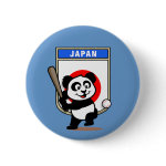 This cute little panda is ready to play for the Japanese team! Panda holds a bat and is about to swing at the ball. Great for fans of the Japan baseball team or Japanese baseball players.