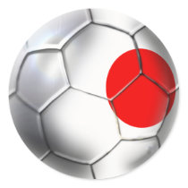 Japan Blue Samurai Soccer Team fans ball stickers