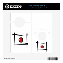 Japan Brush Flag Decals For Flip Ultra II