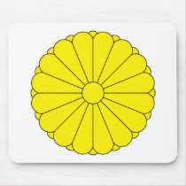Japan Coat of Arms Mousepad by FlagTshirts Japan Coat of Arms Mousepad