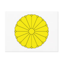 Japan Coat of Arms postcards by FlagTshirts Japan Coat of Arms postcards