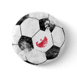 Japan Distressed Soccer Pin