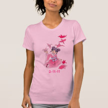 Japan Earthquake Relief - Paper Cranes T Shirts