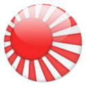 Japan Flag 2.0 stickers by StudioAG Japan Flag 2.0 stickers