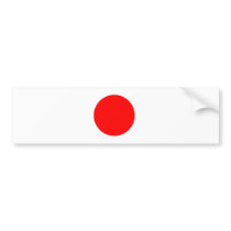 Japan Flag Bumper Sticker